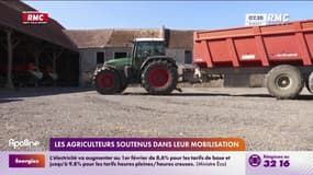 Les agriculteurs soutenus dans leur mobilisation
