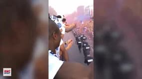 Frissons, les Bleus ont filmé leur descente des Champs-Élysées (et c'est bruyant)