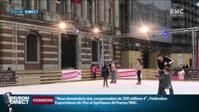 A Toulouse, des écologistes dénoncent la patinoire en plein air qu'ils considère comme une aberration écologique