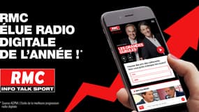 RMC élue radio digitale de l'année 2018