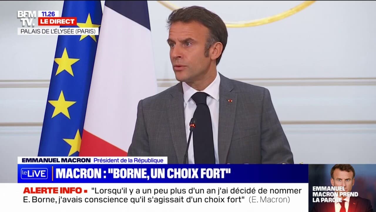 "J'ai Choisi La Continuité Et L'efficacité": Emmanuel Macron S'exprime ...