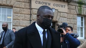 Benjamin Mendy devant le tribunal de Chester, le 2 février 2022