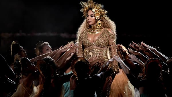 Beyonce lors des Grammy Awards 2017 Beyonce lors des Grammy Awards 2017