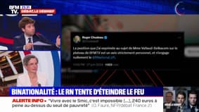 Sandrine Rousseau (EELV) exprime "toute sa solidarité à Najat Vallaud-Belkacem" après les propos de Roger Chudeau