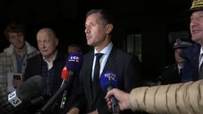 Nicolas Daragon, ministre délégué chargé de la Sécurité du quotidien, le 10 octobre 2024 à Cavaillon (Vaucluse).