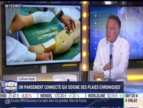 Frédéric Simottel: Un pansement connecté qui soigne les plaies chroniques - 16/07