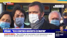 Olivier Véran: "Nos chiffres de vaccination n'ont absolument rien à envier à ceux de nos voisins"