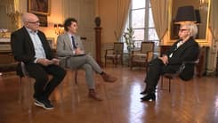 La ministre des Armées a notamment évoqué le programme d'avion de combat européen (Scaf).