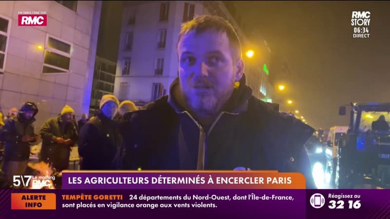 Les agriculteurs déterminés à encercler Paris