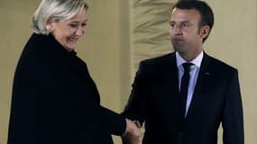 Emmanuel Macron et Marine Le Pen en 2017