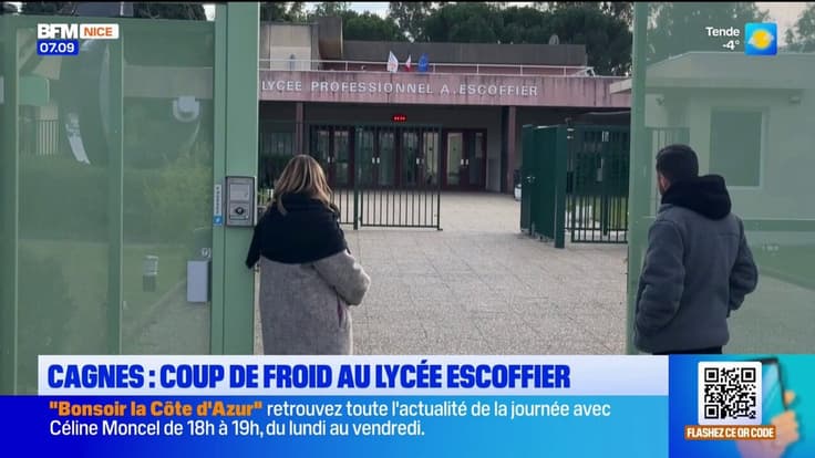 Cagnes : coup de froid au lycée Escoffier