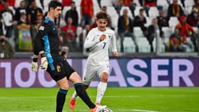 Thibaut Courtois et Antoine Griezmann