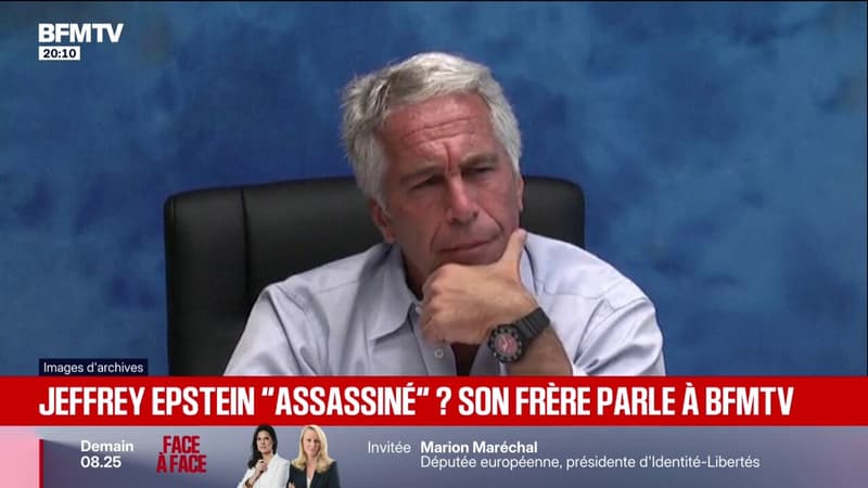 Mort de Jeffrey Epstein: "Je sais qu'il a été assassiné", les lourdes accusations de son frère à BFMTV