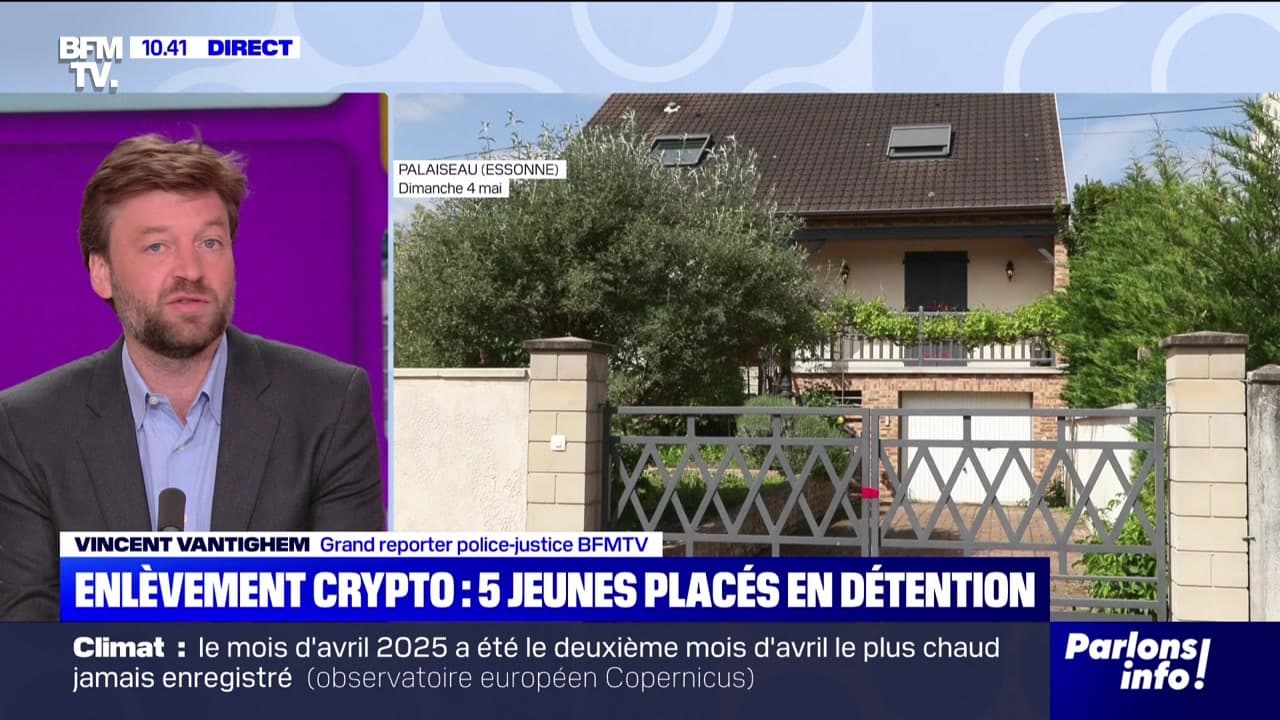 Enlèvement crypto : 5 jeunes placés en détention - 08/05