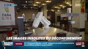 Serveur robot, douche chlorée et discothèques... sans danse: le déconfinement donne des idées au monde de la nuit