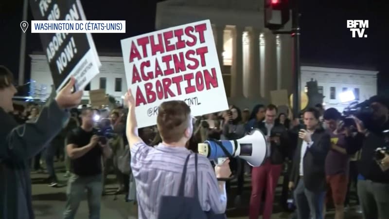 À Washington, des manifestants se rassemblent devant la Cour suprême pour défendre le droit à l'avortement