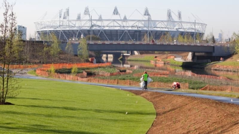 Situé dans l'est de Londres, le stade olympique a une capacité d'accueil de 80 000 personnes