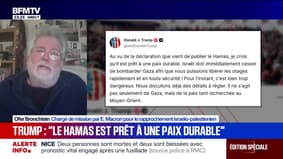 Proche-Orient: "Je pense qu'on arrive à l'épilogue de cette terrible guerre", estime Ofer Bronchtein, chargé de mission par Emmanuel Macron pour le rapprochement israélo-palestinien