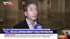 Relaxe d'Éric Dupond-Moretti: "Une petite surprise", pour Paul Cassia, vice-président de l'association Anticor, qui avait porté l'accusation contre le ministre de la Justice