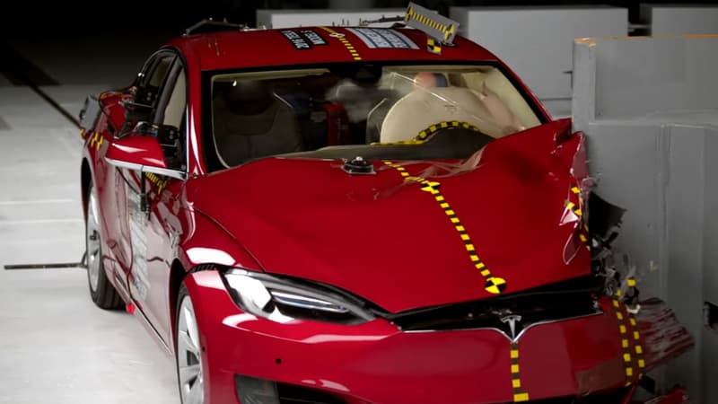 La bonne réputation de la Model S en termes de sécurité est mise à mal par ce récent crash test