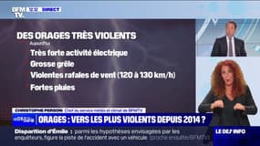 L'observatoire des orages Keraunos a placé ce mardi l'est de la France en alerte "orages extrêmes"