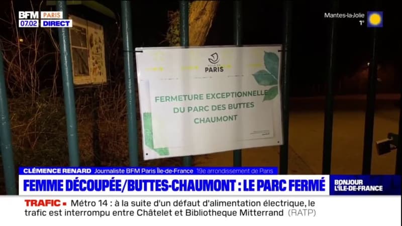 Le parc des Buttes-Chaumont reste fermé après la macabre découverte