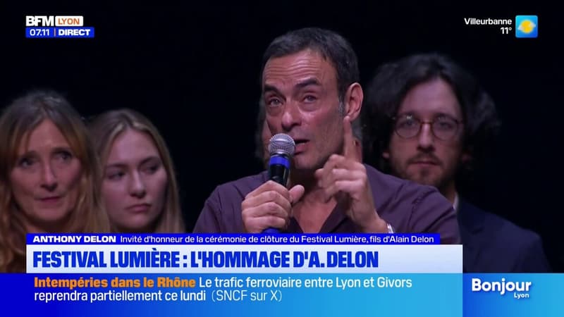 Lyon: Anthony Delon rend hommage à son père au Festival Lumière