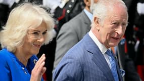 Le roi Charles et la reine Camilla à Rome (Italie) le 8 avril 2025.