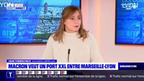 Lyon: Emmanuel Macron veut un port XX jusqu'à Marseille