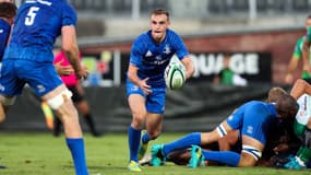 Le demi de mêlée Nick McCarthy avec le Leinster en 2018
