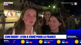 Coupe du monde de rugby: la joie des Lyonnais après la victoire des Bleus