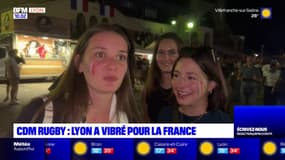 Coupe du monde de rugby: la joie des Lyonnais après la victoire des Bleus