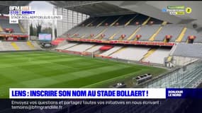 Lens: il est possible de laisser son nom ou un message au stade Bollaert