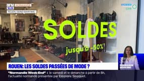 Soldes à Rouen: démarrage poussif pour les petits commerçants