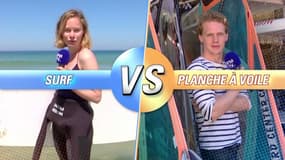 Les matchs de l’été: êtes-vous plutôt surf ou planche à voile?