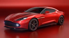 Sensation du dernier concours d'élégance de Villa d'Este, la Vanquish V12 revisitée par Zagato sera finalement produite à 99 exemplaires.