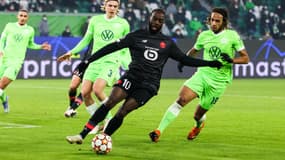 Jonathan Ikoné contre Wolfsburg mercredi.