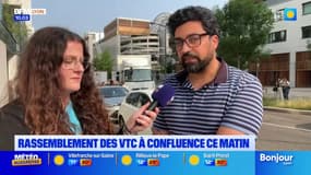 Lyon: les chauffeurs VTC mobilisés à Lyon pour protester contre leurs conditions de travail