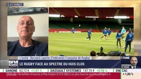Le monde du Rugby face à la baisse de leurs sponsors: "c'est l'incertitude qui règne", avertit Bernard Laporte