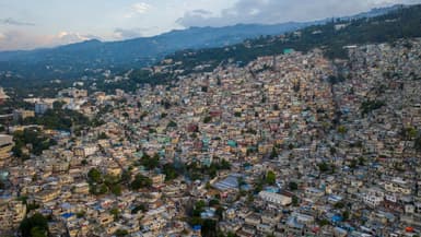 Un quartier de Port-au-Prince, en Haïti, le 27 octobre 2021