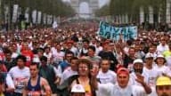 La française Christelle Daunay a amélioré son propre record de France au marathon de Paris.