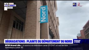 Le département du Nord porte plainte après des dégradations sur son bâtiment