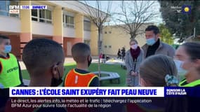 Cannes: l'école Saint-Exupéry fait peau neuve