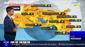 Météo Bouches-du-Rhône: plein soleil et chaleur ce vendredi, jusqu'à 31°C attendus à Marseille