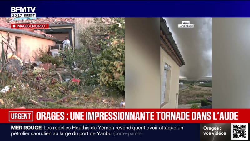 "C'est arrivé tellement vite": l'image impressionnante d'une tornade dans l'Aude