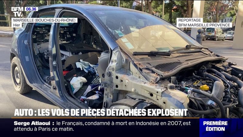 Voitures: les vols de pièces détachées explosent en France