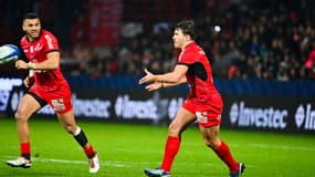 Antoine Dupont avec le Stade Toulousain, le 9 décembre 2023.