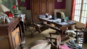 La maison de Philippe a été touché par des inondation à Isques
