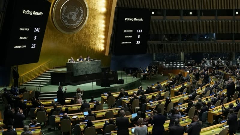 Guerre en Ukraine: Kiev demande l'exclusion de la Russie de l'ONU