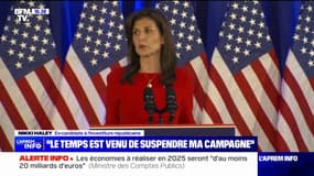 Élection américaine: "Le temps est venu de suspendre ma campagne" annonce Nikki Haley
